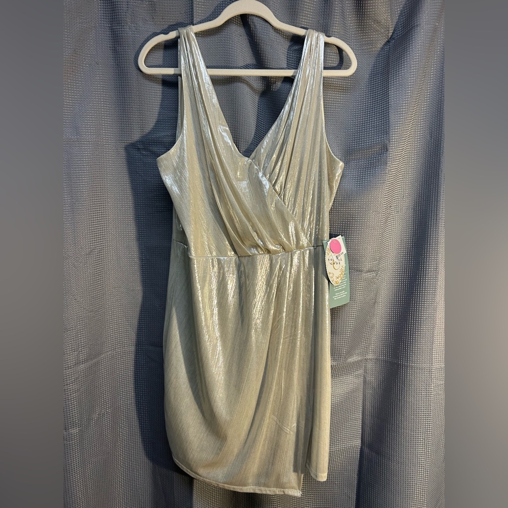 Elegant Champagne Sleeveless Dress